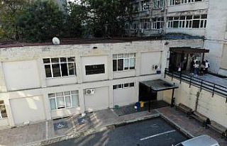 Tahliye kararı verilen fakülte binası havadan görüntülendi