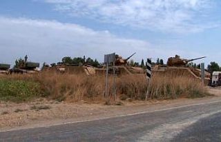 Tanklar namlularını terör hedeflerine çevirdi