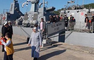 ’TCG Mızrak’ Bartın Limanında ziyarete açıldı