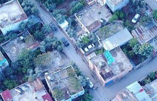 Torbacılara şafak baskını havadan görüntülendi