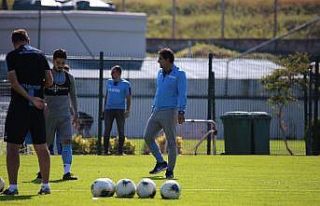 Trabzonspor, Gaziantep maçı hazırlıklarını sürdürdü