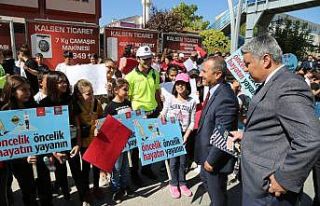 Tunceli’de "Yaya Geçidi Nöbeti" etkinliği