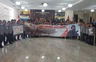 Vali ve öğrencilerden Barış Pınarı Harekatına...