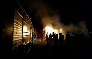 Van’da 5 katlı binada yangın çıktı