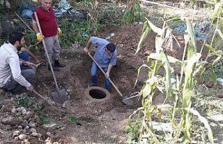 Yağmur suları tarihi eserleri ortaya çıkardı