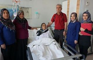 Yaşlı kadın Gaziantep’te yeniden şifa buldu
