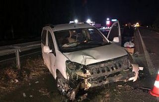 Yola çıkan domuz 3 ayrı kazaya neden oldu: 6 yaralı