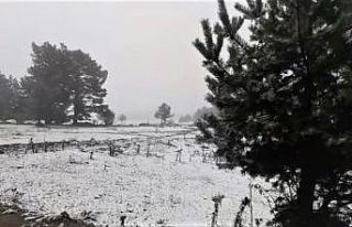 Amasya’ya mevsimin ilk karı yağdı