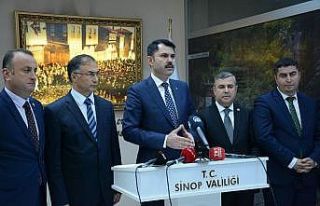 Bakan Kurum: “Sinop’u marka şehir haline getireceğiz”