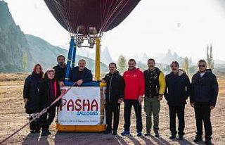 Bakan Varank, Türkiye’nin ilk yerli balonu ile...