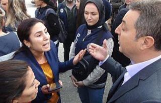Belediyeye girmek isteyen HDP’li vekile polis izin...