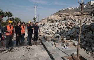 Beyazgül Kızılkoyun’daki yıkım çalışmalarını...