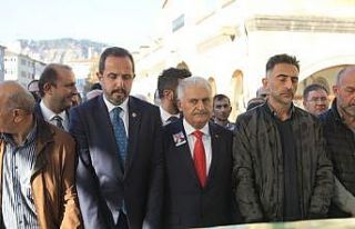 Binali Yıldırım Çankırı’da cenaze törenine...
