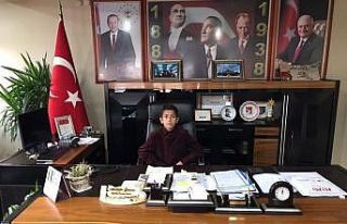 Bir günlüğüne belediye başkanı oldu