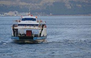 Bozcaada-Geyikli feribot hattında bazı seferler...