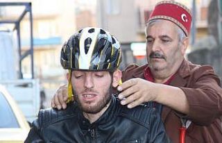 Bu motor kask takılmadan çalışmıyor