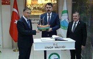 Çevre ve Şehircilik Bakanı Kurum esnaf ziyareti...