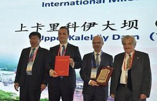 Çin’de en iyi proje seçilen Yukarı Kaleköy Barajı’nın...