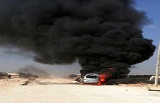 El Bab’da bomba yüklü araç patladı