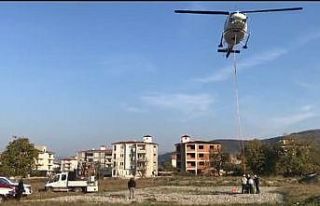 İznik semalarında uçan helikopterin esrarı çözüldü
