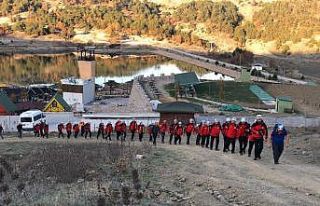 Kanyonda nefes kesen arama kurtarma eğitimi