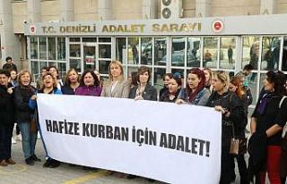 Kocası tarafından öldürülen Hafize Kurban için...