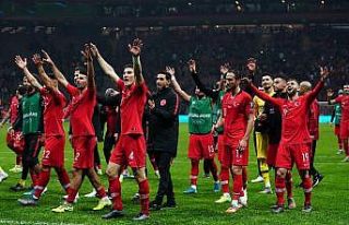 Millilerde maç sonu büyük sevinç