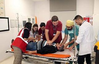 Tatbikat aslını aratmadı