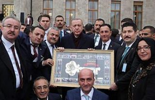 TEKDER’den Cumhurbaşkanı Erdoğan’a altın anahtar...