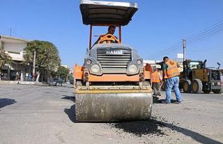 Tel Abyad’da yol çalışmaları devam ediyor
