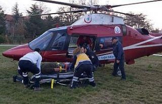 Yaralı vatandaşı yaşatmak için saniyelerle yarıştılar