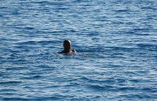 Antalya’da aralık ayında deniz keyfi