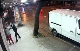 Bir kadına şiddet görüntüsü de Bursa’dan
