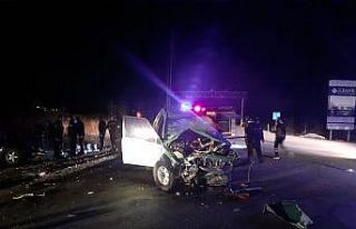 Burdur’da trafik kazası: 1 ölü, 2 yaralı