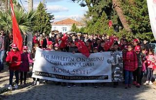 Çanakkale kahramanı Seyit Onbaşı anıldı