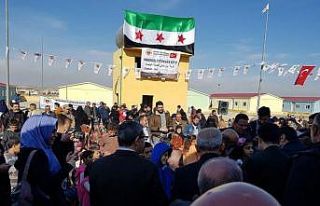 Cerablus’ta yetimler yeni yuvalarına kavuştu