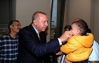 Cumhurbaşkanı Erdoğan, hasta ziyaretlerinde bulundu