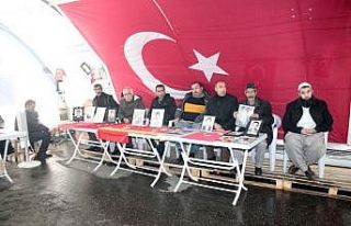 HDP önündeki ailelerin evlat nöbeti 117’nci gününde