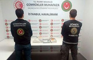 İstanbul Havalimanı’nda 1 buçuk milyonluk kokain...