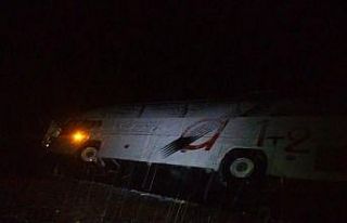 Konya’da yolcu otobüsü devrildi: 9 yaralı