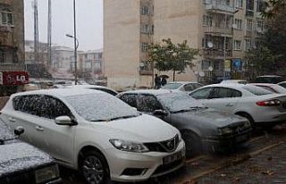 Malatya şehir merkezine mevsimin ilk karı yağdı