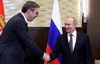 Rusya Devlet Başkanı Putin ile Sırbistan Cumhurbaşkanı...