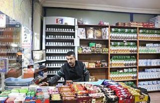 Siirt’te hırsızların marketten sigara çaldığı...