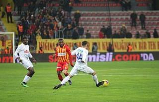 Kayserispor 3 puan ile tanıştı