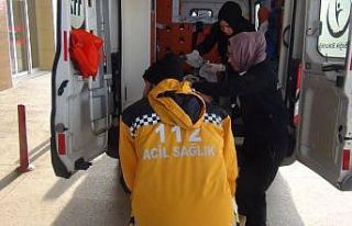 Talihsiz işçi metrelerce yükseklikten düştü