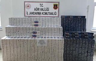 Ağrı’da 26 bin 400 paket kaçak sigara ele geçirildi