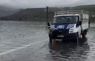 Araçlar Botan Çayı’nda mahsur kaldı