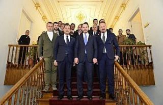 Bakan Albayrak ile çekilen fotoğraf Tekirdağ’da...