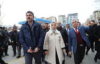 Bakan Kurum Malatya’da incelemelerde bulundu