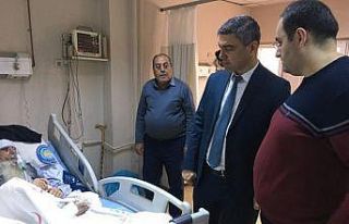 Başhekim Özkul’dan hasta ve personele moral ziyareti